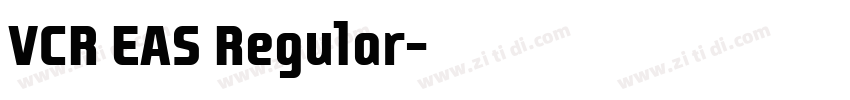 VCR EAS Regular字体转换 VCR EAS Regular字体转换